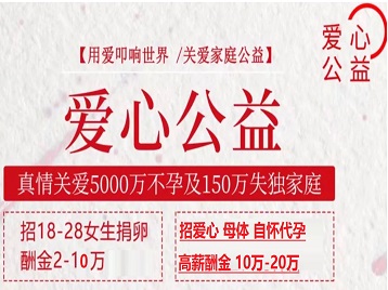 安顺捐卵助孕生子 爱心志愿者招募